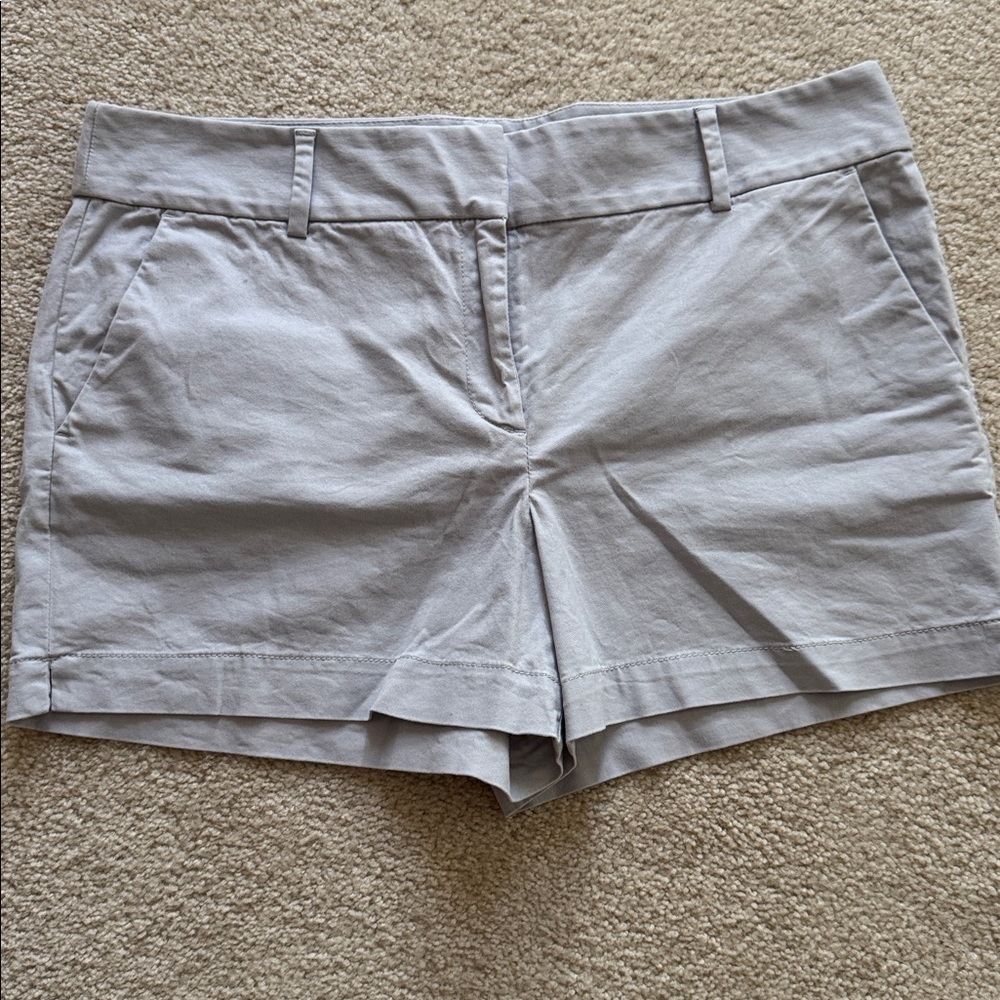 LOFT Light Gray Riviera Shorts Size 12